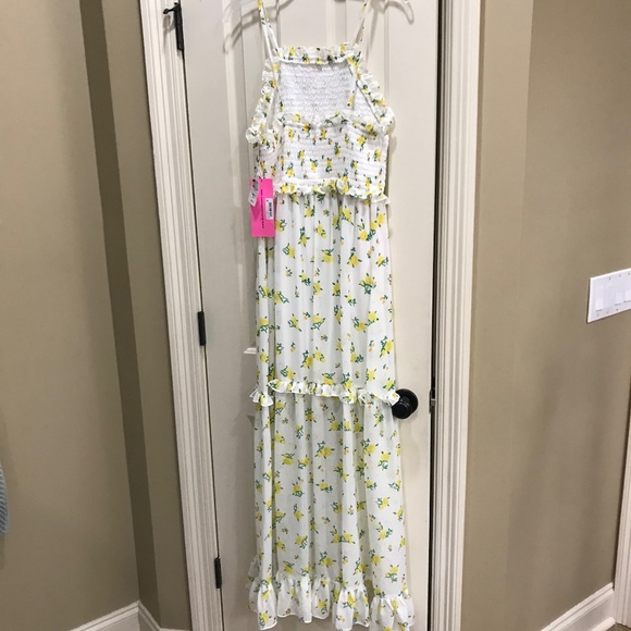 Betsey Johnson Marigold Ruffle Tiered Maxi Dress - Picture 4 of 8